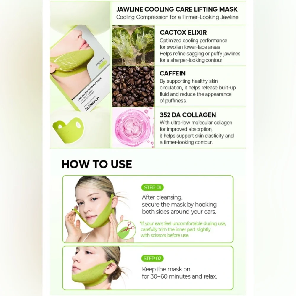 Dr. Melaxin Cactox Cooling V-Up Mask